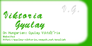 viktoria gyulay business card